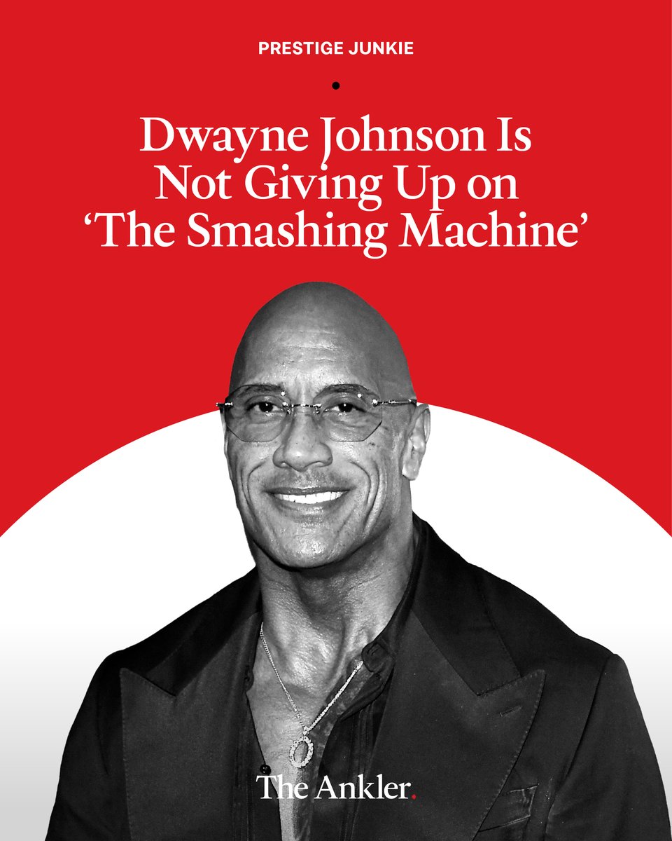 TheAnkler's tweet image. In her conversation with @therock, Katey Rich hears how playing Mark Kerr in &apos;The Smashing Machine&apos; became a turning point in his life, why Benny Safdie never stopped pushing for the film, and what Johnson is chasing next theankler.com/p/dwayne-johns…