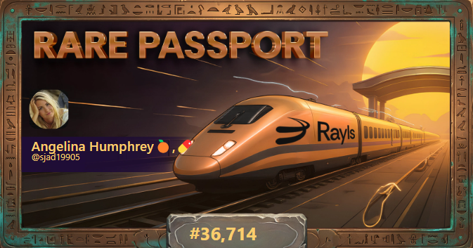 The Rayls manifesto just went live. The early passports are disappearing fast! Get yours before the train leaves the station.

#36,714!

 raylsmanifesto.com