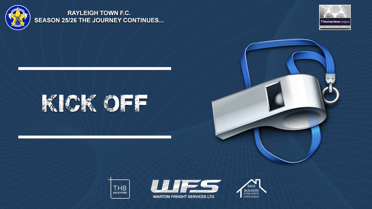 KICK OFF
🔵 Rayleigh Town 0
🔴 FC Baresi 0