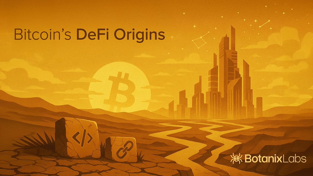 1/3 DeFi started on Bitcoin, and it's time we talk about it.