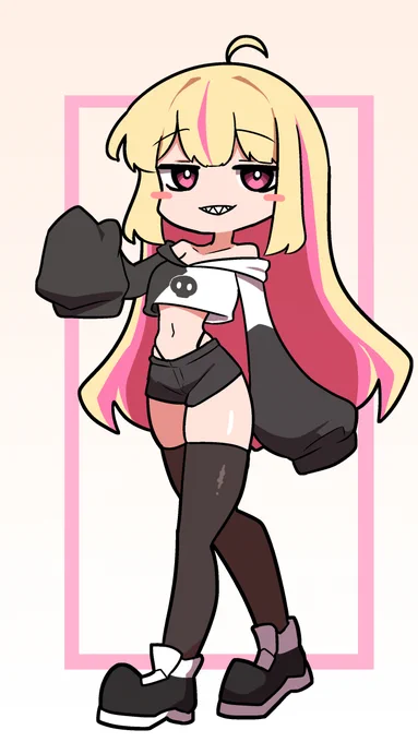 ギザ歯です