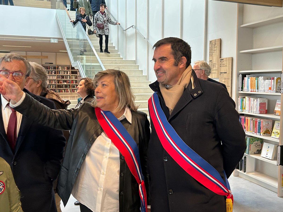 EPYvelines's tweet image. 📚✨ Inauguration de la nouvelle médiathèque de La Celle-Saint-Cloud !

@sdesteve et @RiDelepierre représentaient le Département pour célébrer ce lieu moderne et accessible, conçu pour lire, apprendre, échanger et co-créer.

#Yvelines #Lecture #Médiathèque #LaCelleSaintCloud