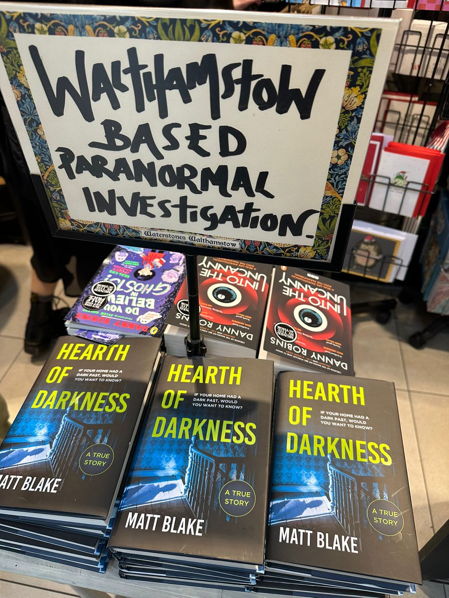 danny_robins's tweet image. Just popped in to sign some books at my local Waterstones in Walthamstow! @WaterstonesE17 

Grab them while you can if you are in the area! 👻

#DoYouBelieveinGhosts #ChildrensBook #KidsBook #Waterstones #Walthamstow #E17