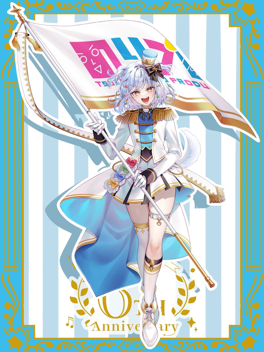 犬山たまきくんを担当させていただきました 駒です。
この度は、のりプロ周年お祝い企画にお誘いいただき、誠にありがとうございます！
とても豪華なメンバーの皆さまと一緒に企画に参加でき、とても楽しかったです。
改めて のりプロ設立6周年おめでとうございます💐㊗
#のりプロ6周年
#たまきあーと