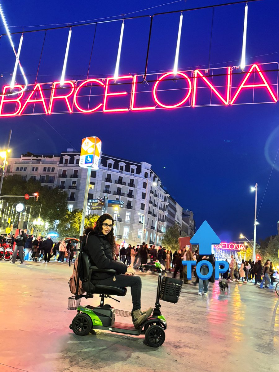 Bona tarda, gent de Twitter‼️Al principi em va costar acceptar que necessitava l’scooter pq amb el batec no era suficient per voltar per una ciutat com Bcn i NO M’HI SENTIA CÒMODE… ara en canvi, estic mooolt contenta veient que comptant amb ella PUC SER LLIURE I ANAR ON VULGUI💚