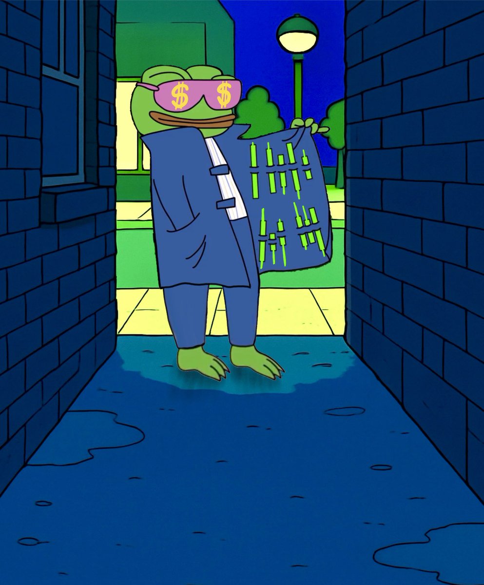 You meet this guy late in the night 🐸😎

What would you do? 

$WEPE