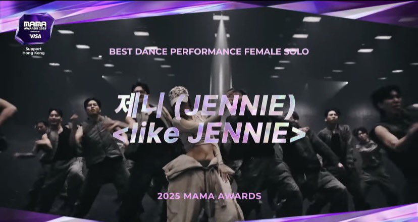 brtznnie's tweet image. #JENNIE wins at the #2025MAMA Awards

🏆BEST MUSIC VIDEO — ZEN
🏆BEST DANCE PERFORMANCE FEMALE SOLO — like JENNIE

CONGRATULATIONS JENNIE ✨