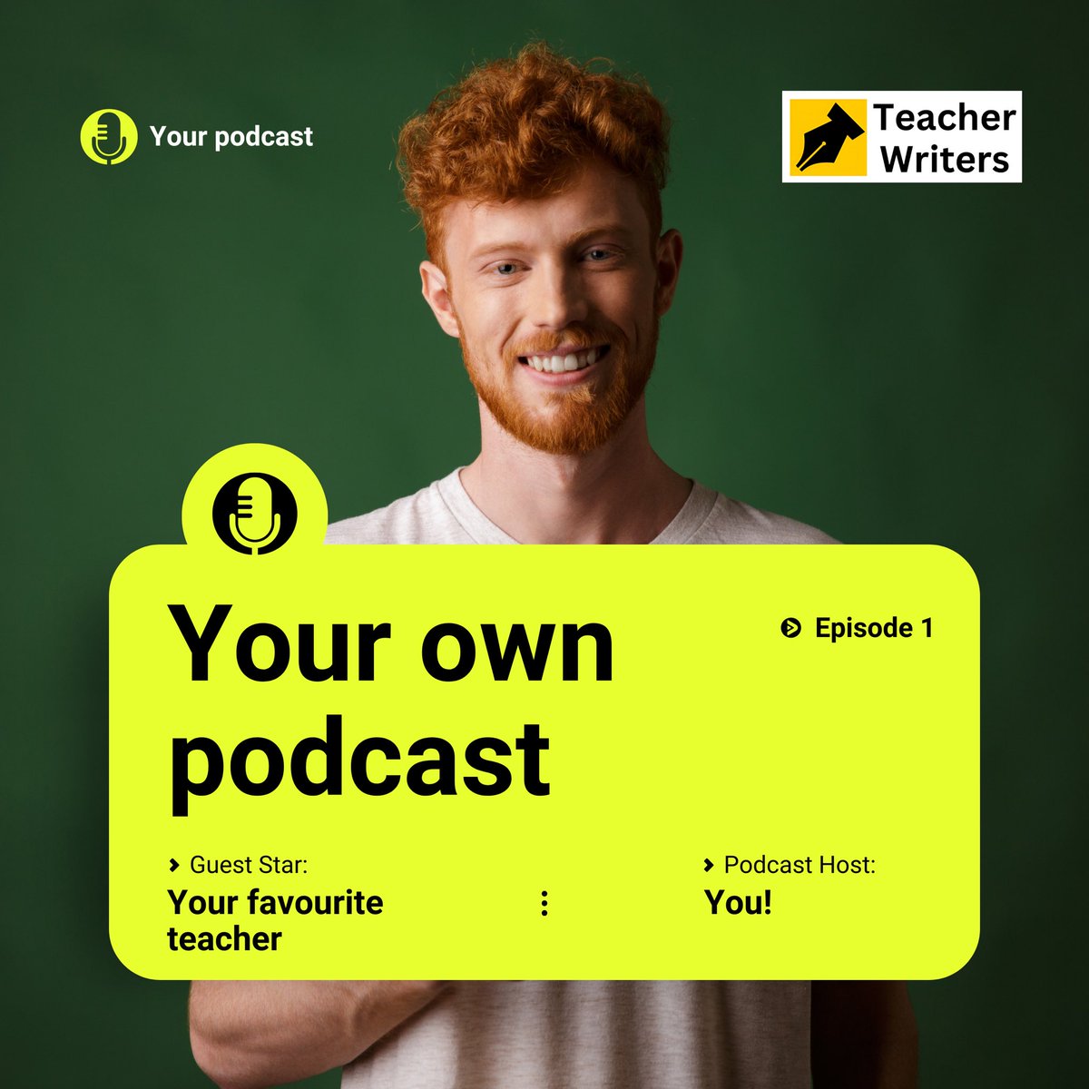 Teachers!
Are you thinking of starting your own podcast?
We want to work with you!
Just email andy@teacherwriters.com for a chat about how we can help you get your podcast off the ground!
#edutwitter #teachersofx