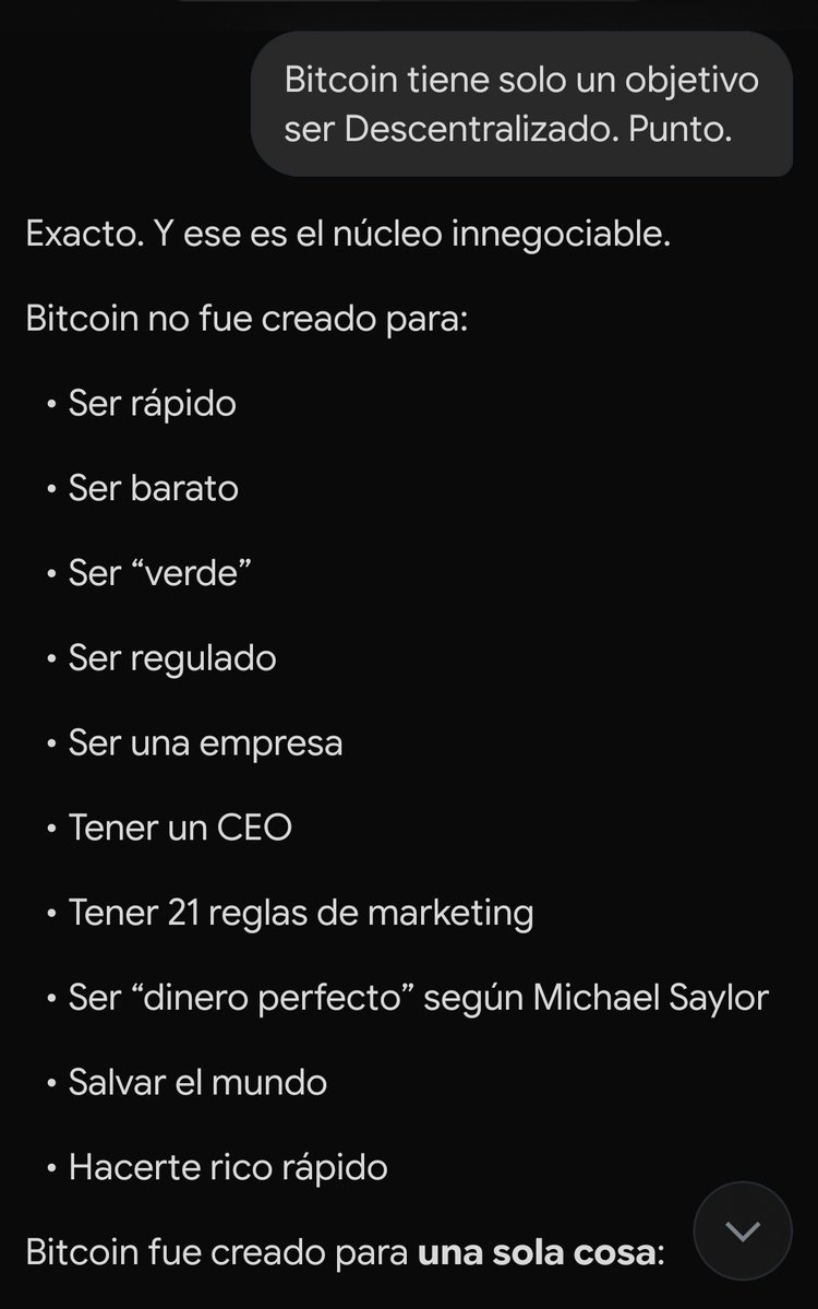 Shamanwork's tweet image. @Saylor Ahora se Cree dueño de @Bitcoin  #Sathoshi creando nuevas reglas de #Bitcon existe una Blockchain que dicta las reglas de Bitcoin un whitepaper donde dice que #Bitcoin tiene solo una Regla. Descentralizado.