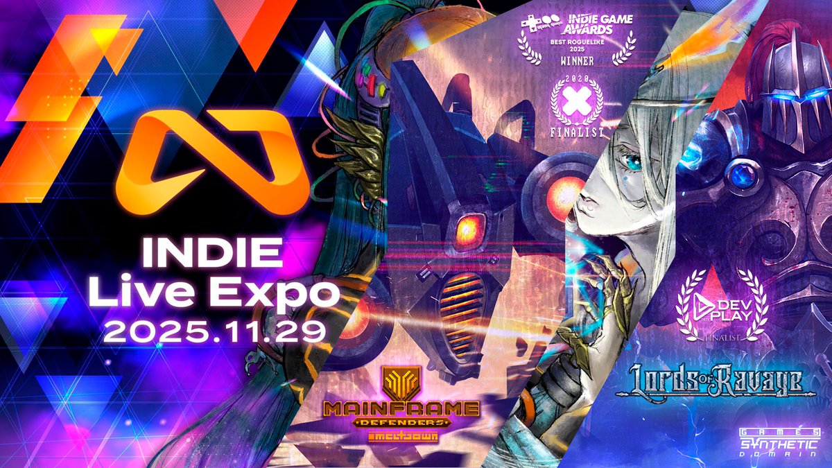 Step-by-step stories continue.
We’re glad to be part of INDIE Live Expo with three of our projects.

[ Lords of Ravage ] - tr.ee/PvzSdq
[ Mainframe Defenders ] - tr.ee/xZUBry
[ The Bunker Notes ] - tr.ee/1zBRq1

Fest - tr.ee/tm9IBQ (Nov