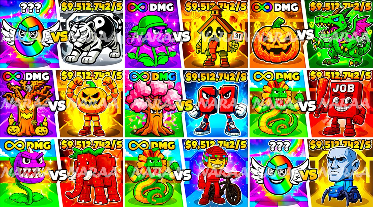 Some of the thumbnails I created for our
GARDEN VS BRAINROTS map.👨‍🍳

PLAY NOW: 0497-4522-9912