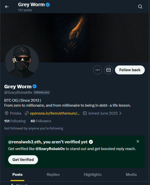 renaiweb3_eth's tweet photo. ๐จ Be aware of this X user. @SzaryRobak0x #ScamAlert #ScamWarning #nftscam
Collector, don't fall for this guy
Why would anyone buy this kind of NFT?
Listed at 20 ETH โ seriously? ๐คก
Is there any reason this would even be worth collecting?๐คฃ https://t.co/aiGSQxmUjh