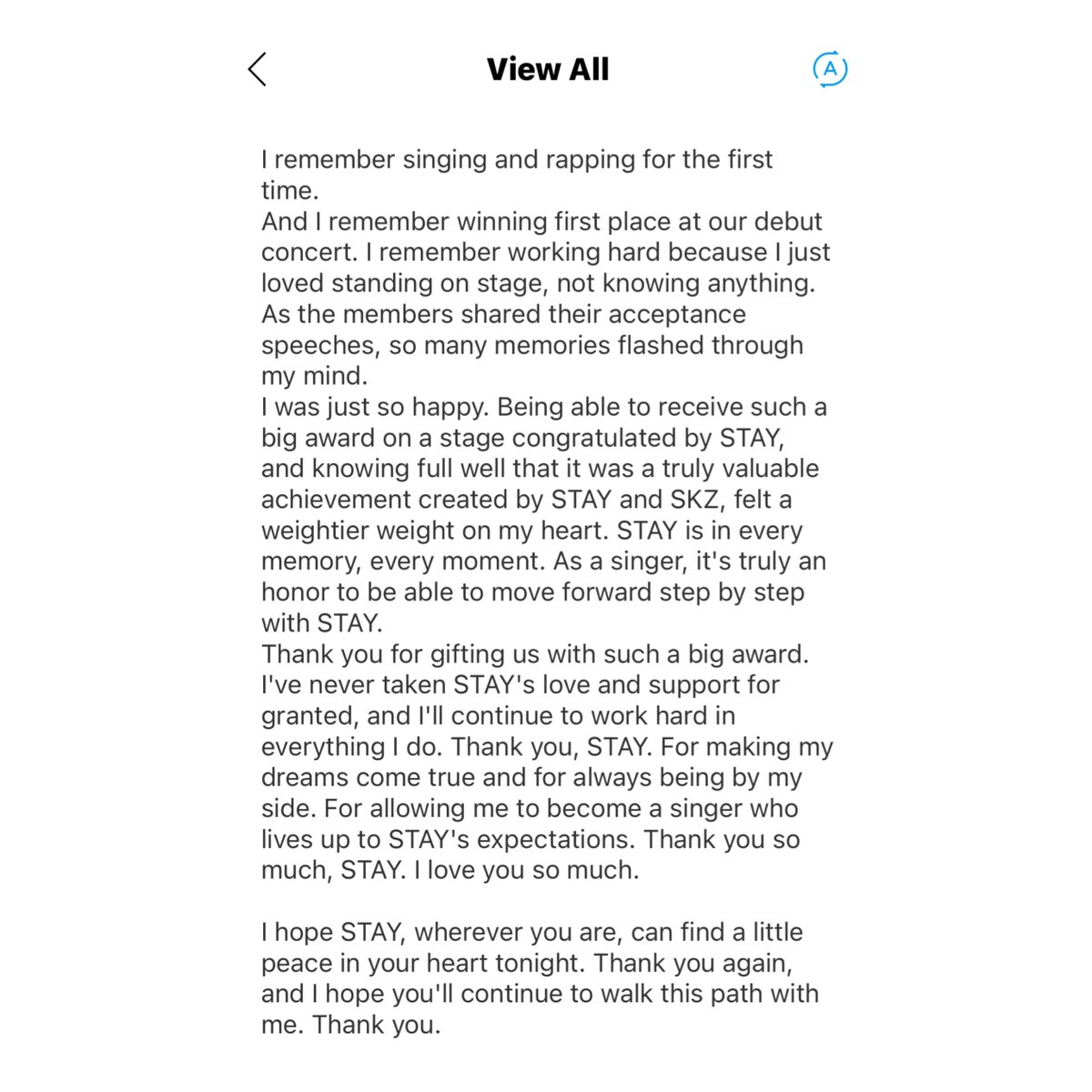 HAN JISUNG’S MESSAGE ON BBL 🥹😭❤️