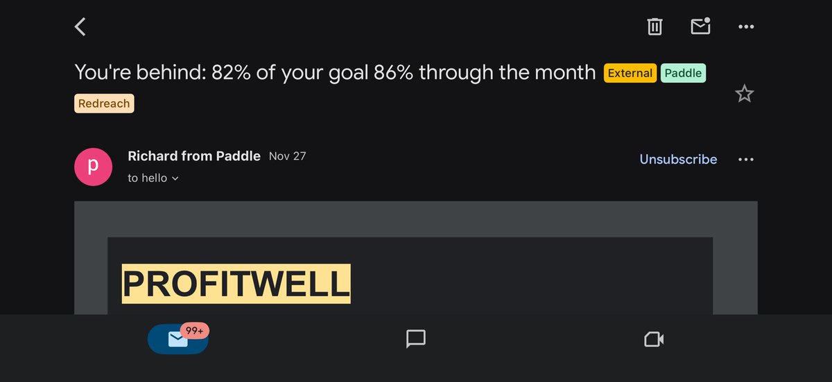今天，我所有独立音乐圈的朋友都收到了来自 Stripe 的最酷炫的感谢礼品。

与此同时，我从Paddle那里得到的只有Richard的唠叨。