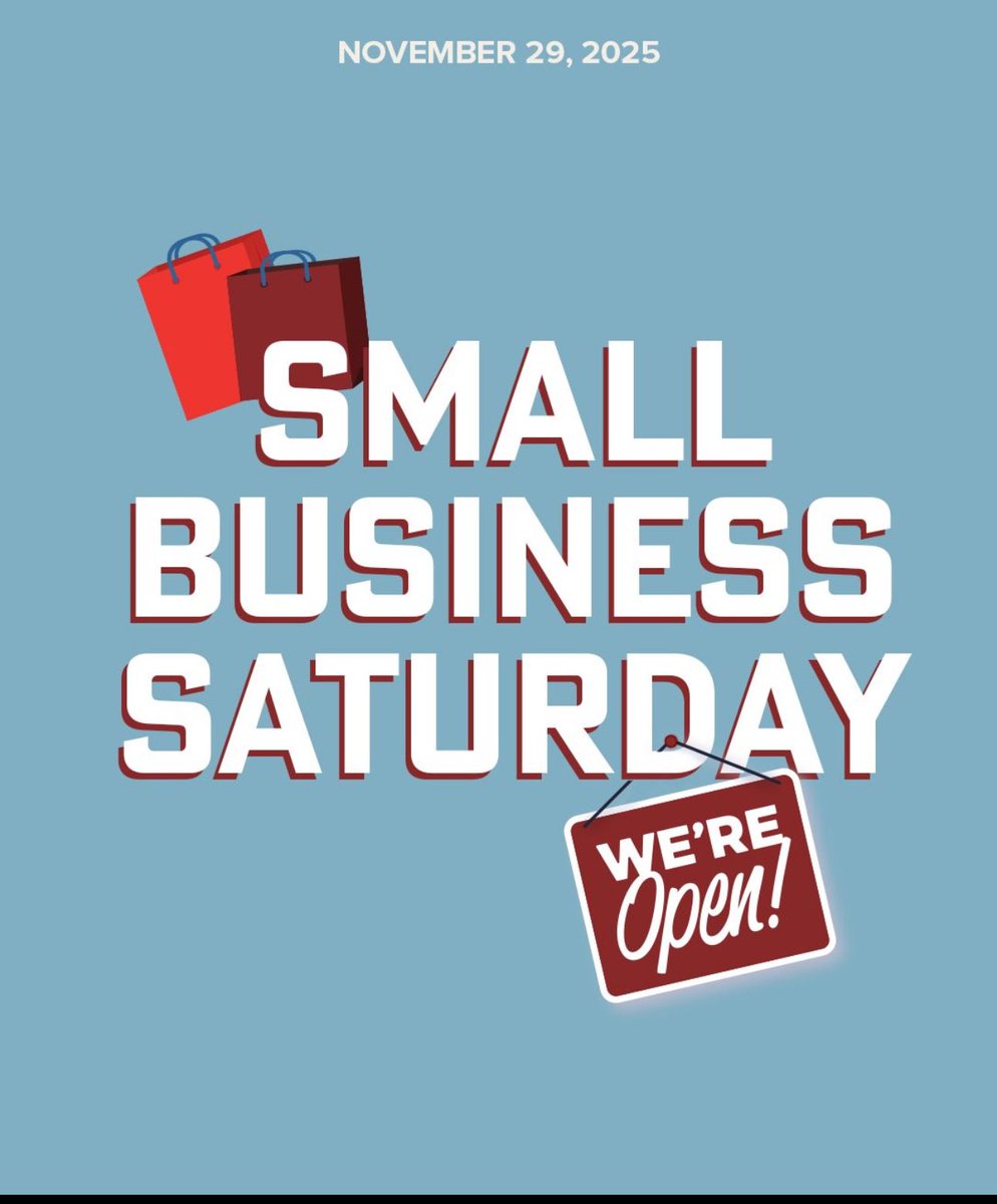 It’s #SmallBusinessSaturday! Get out and enjoy all the amazing small businesses in our community. Show them your support!