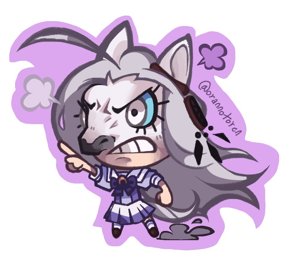 OrannotOren's tweet image. two comms of a beautiful uma, dreams come true 🪻✨