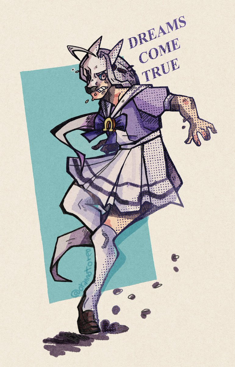 OrannotOren's tweet image. two comms of a beautiful uma, dreams come true 🪻✨