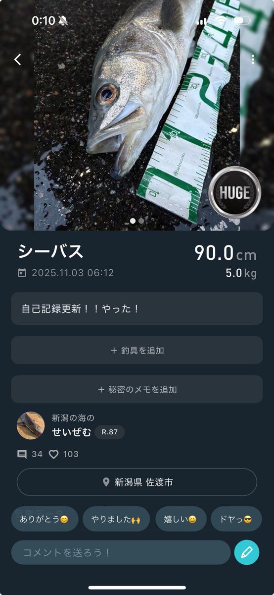 seizemu's tweet image. フィッシュランカーで初めて100いいね超えた！やった！