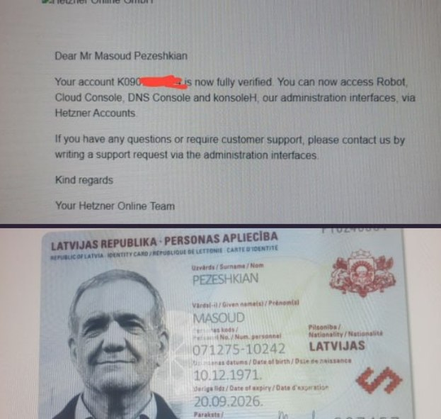 SaysMasih's tweet image. حضور پزشکیان در هتزنر :)