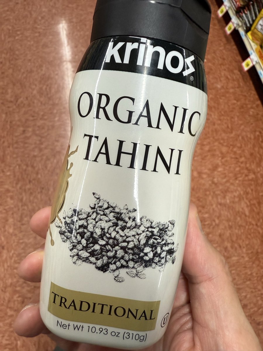 AliAbunimah's tweet image. Shame on them. US “Greek” food brand Krinos is selling tahini made with Palestinian blood #boycott