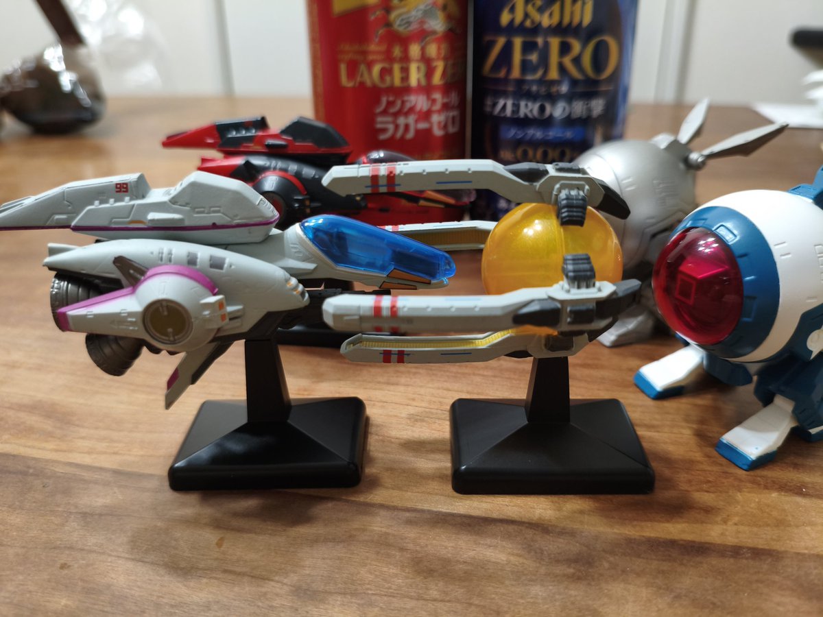 hirochi1228's tweet image. ガチャガチャの
#RTypeFinal2
R-99ラスト·ダンサー
とパウ·アーマー
造形が良すぎてノンアルコールがススム😆👍🍻