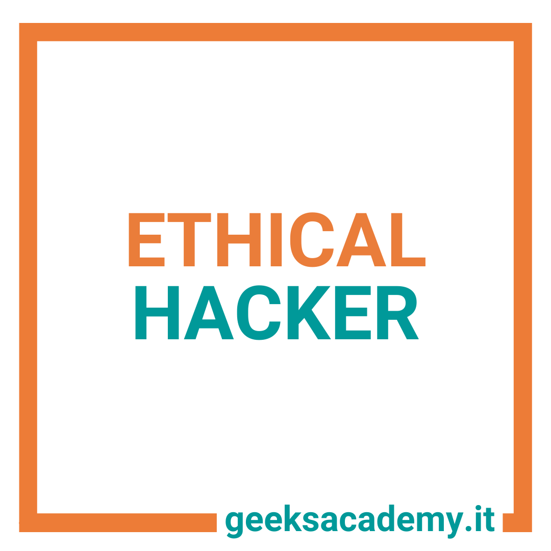 GeeksAcademyEu's tweet image. Per il 10° anno della Geeks 𝟮.𝟰𝟱𝟬€ 𝗶𝗻𝘃𝗲𝗰𝗲 𝗱𝗶 𝟯.𝟰𝟱𝟬€
#EthicalHacker, corso pratico con laboratori di #PenetrationTesting e #VulnerabilityAssessment per lavorare nella #Cybersecurity #CertificazioneInternazionale #EthicalHacking. Febbraio 2025 classi di12 Studenti
