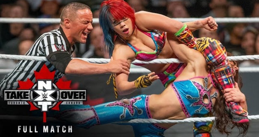 AllredtheGiant's tweet image. From #WWENXT YouTube:

Asuka vs. Mickie James 
NXT Women's Championship 
#NXTTakeover: Toronto

youtu.be/ZGoLBo3hcWM?si…