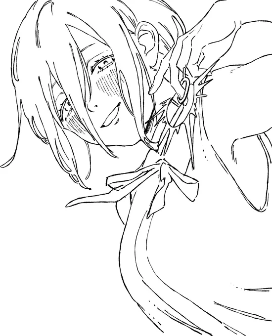 タブレットくんにテンション上げてもろて久しぶりに絵が描けていますよ〜〜〜!!塗りをあきらめない気持ち!!ボン!! 