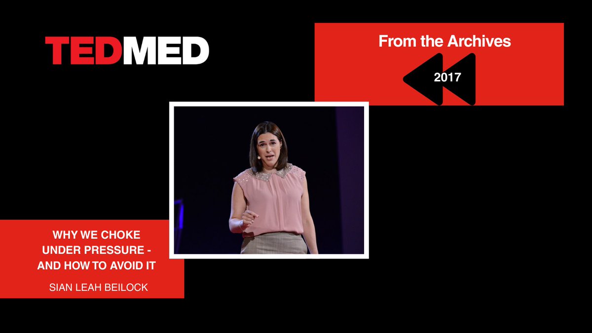 TEDMED's tweet image. Pressure can make us freeze—even when we know what to do. In this #TEDMED Talk, cognitive scientist Sian Leah Beilock shares simple, research-backed tools to help us perform our best. #Performance #CognitiveScience #StressManagement

Watch: tedmed.com/talk/why-we-ch…