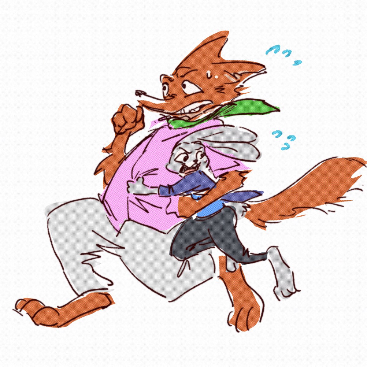 cerfmois's tweet photo. #Zootopia2 🦊🐰💦💦💦 https://t.co/i5OtXQfQGe