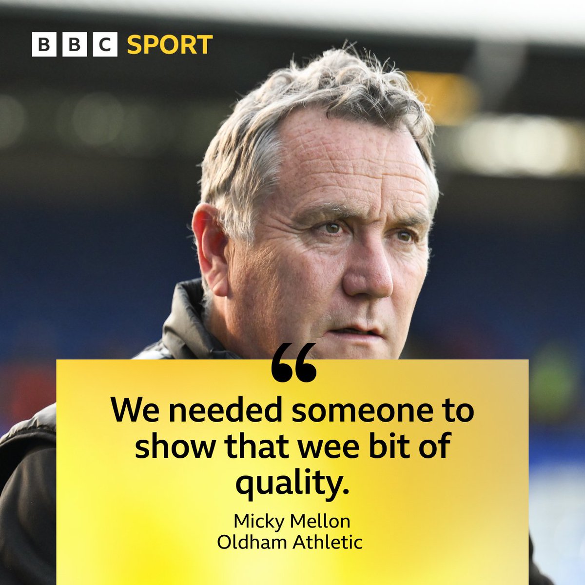 BBCRMsport's tweet image. 🗣️ Micky Mellon after Oldham&apos;s 1-0 defeat at Accrington 

Listen in full and subscribe for Latics latest: bit.ly/4iCCd6b

#OAFC #BBCFootball