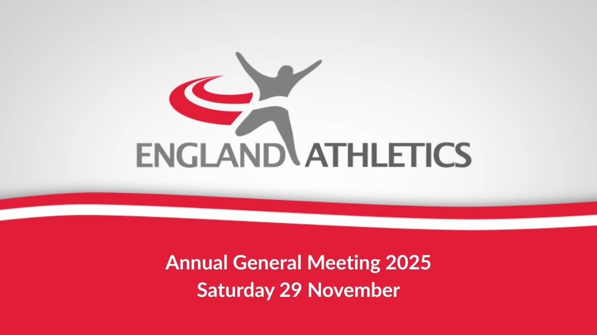 The England Athletics Annual General Meeting (AGM) took place in Sutton Coldfield today. We are grateful to all the clubs and member bodies who took part and continue to strengthen the sport.

Here you can find the results and watch back the live stream: bit.ly/4p9yMGL