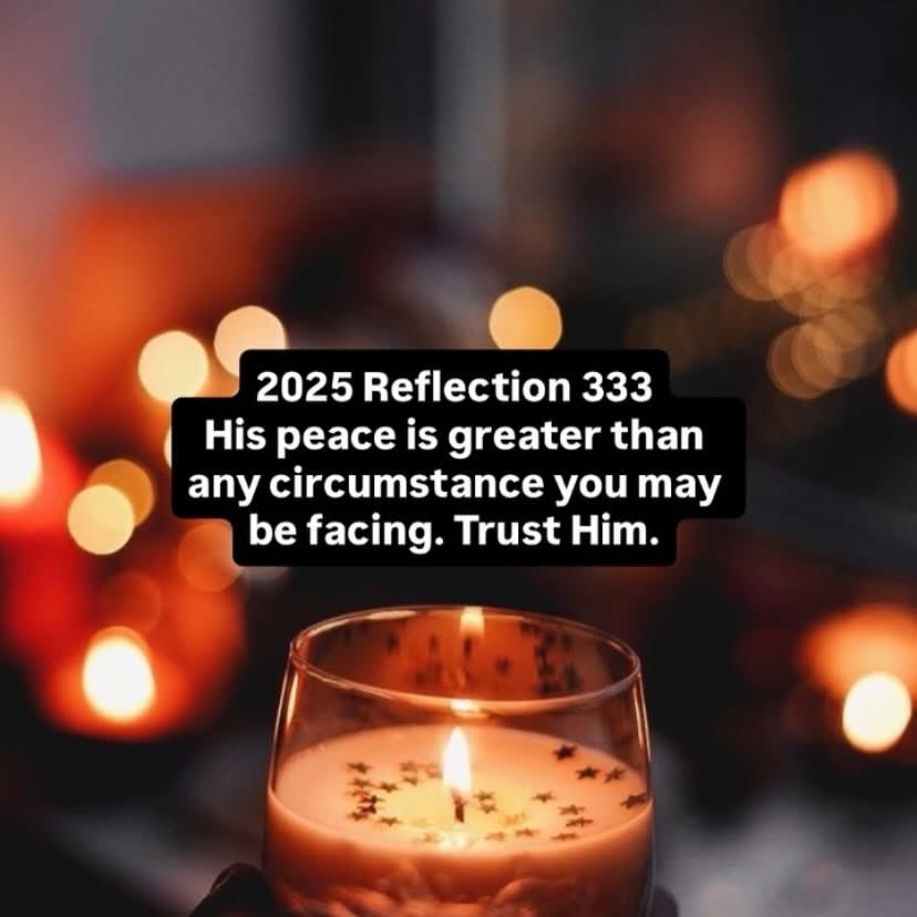 Renderman072's tweet image. 2025 Reflection 333
His peace is greater than any circumstance you may be facing. Trust Him.

#inspiration #motivation #reflection