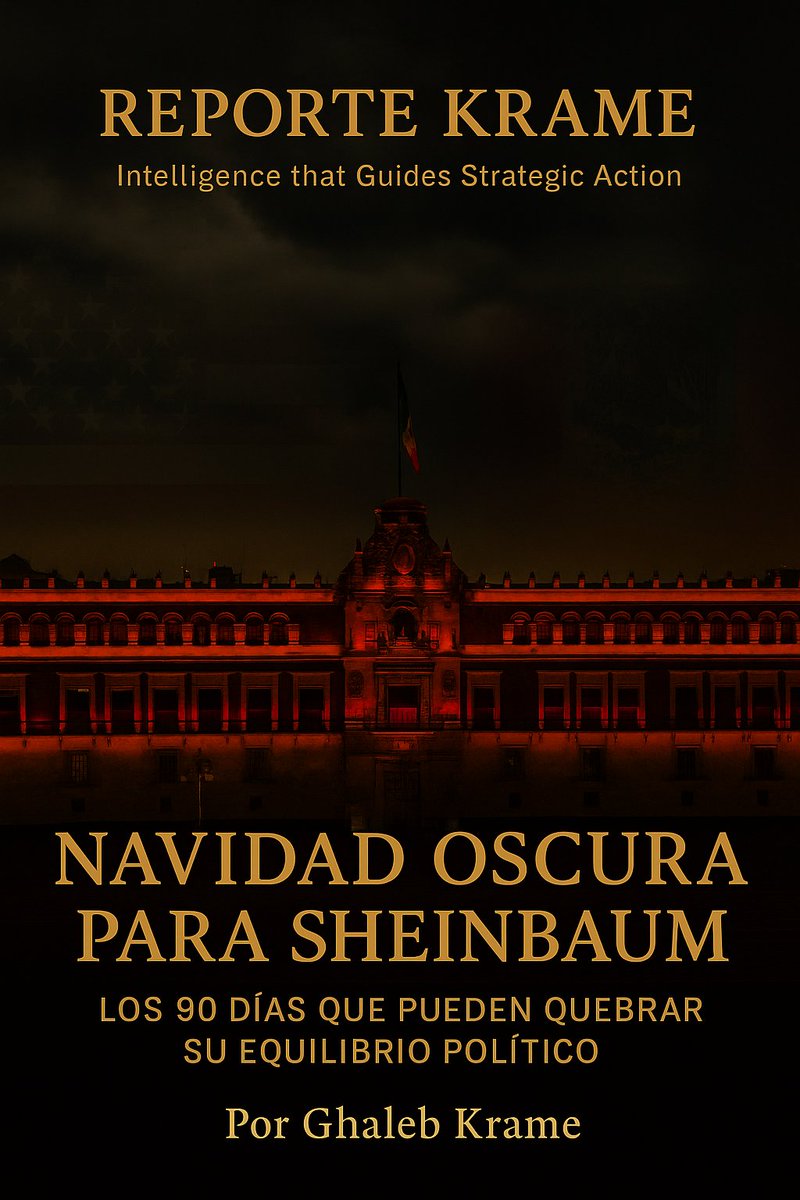 Les adelanté en el #Reporte Krame de octubre, que diciembre no traería paz ni villancicos, sino una Navidad oscura para Sheinbaum y la 4T.

"Joaquín Guzmán, hijo de ‘El #Chapo’ que entregó a ‘El #Mayo’, aceptó declararse culpable el próximo lunes ante una corte federal en