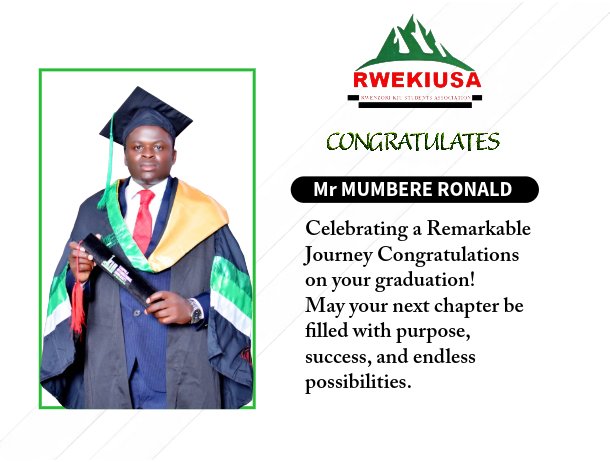 RWEKIUSA's tweet photo. Rwenzori Kiu Students association congratulates you all. Your hard work and dedication has paid off
#KIU32ndGrad
@1005kgr @KabbyangaB @HonRegis @AmosWakesa https://t.co/z0xtjcZFP5