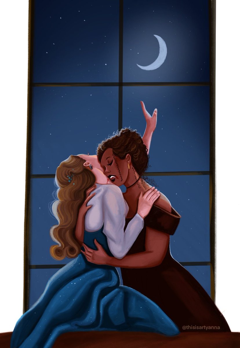 thisisartyanna's tweet image. Halloween is loooooong gone but here&apos;s some vampire!franchaela 🦇