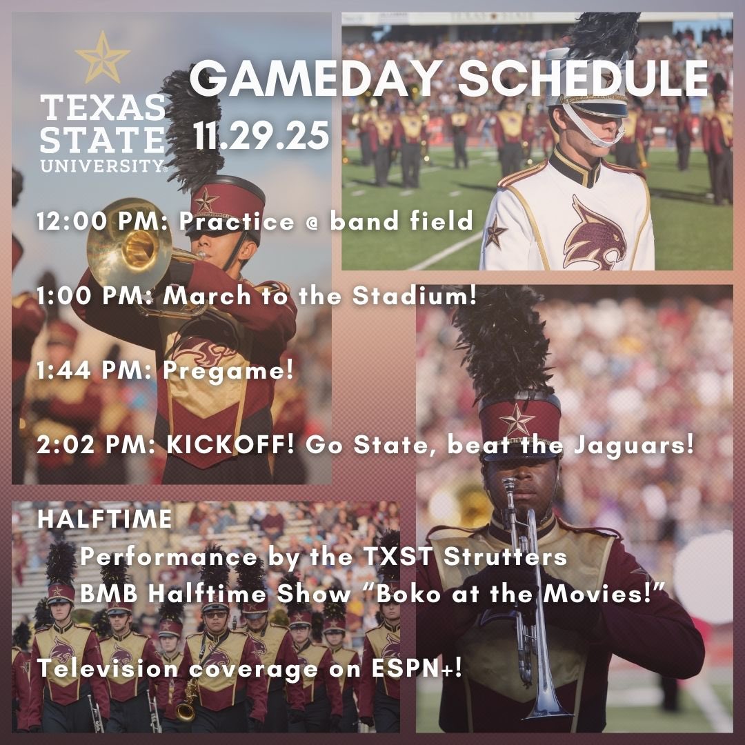 TXST Bands tweet media