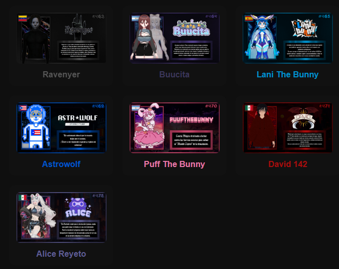 RitcherCode's tweet image. Ficha #475: @alicereyeto 

Se agrega a la página oficial de VTuberDEX: vtuberdex.netlify.app

Muchas gracias por participar en este proyecto.