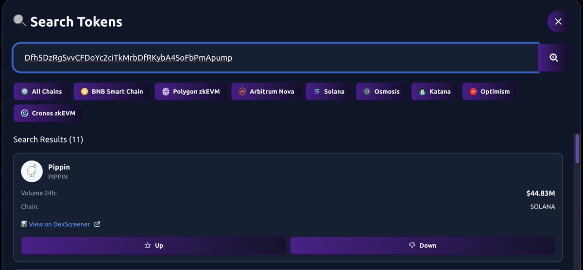 NEW LISTING

$PIPPIN (<a href="/ThePippinCo/">Pippin</a>) is now listed on Votix!

🔗 Dfh5DzRgSvvCFDoYc2ciTkMrbDfRKybA4SoFbPmApump

$PIPPIN power is activated. Trend mode on.

👉 Vote Now at votix.fun