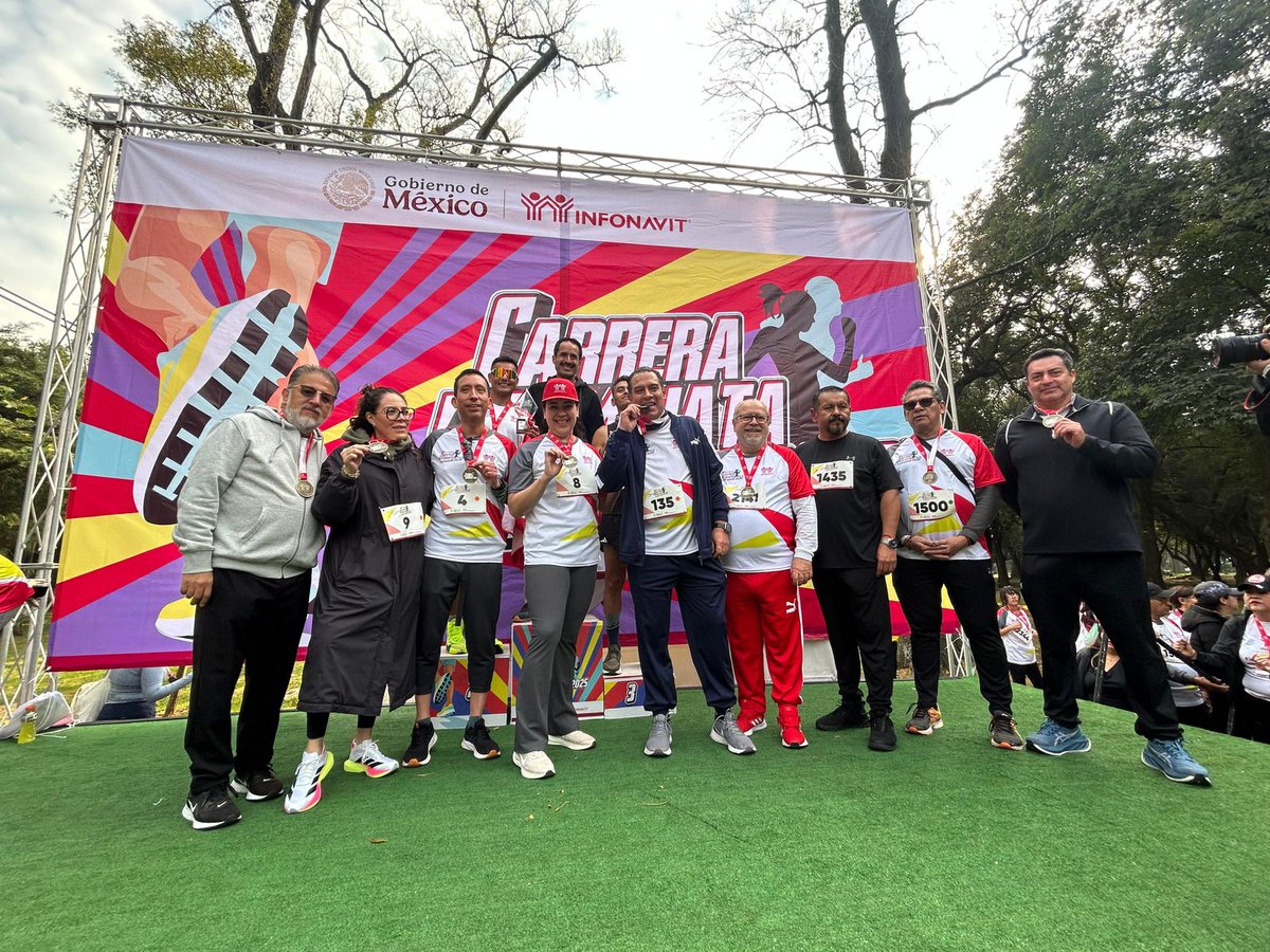 🥇 Hoy celebramos la Carrera y Caminata INFONAVIT 2025.

Más que una competencia, es un encuentro para compartir, convivir y celebrar el deporte al aire libre en familia. Alrededor de 2 mil 500 corredoras y corredores se inscribieron, llenando cada kilómetro de esfuerzo,