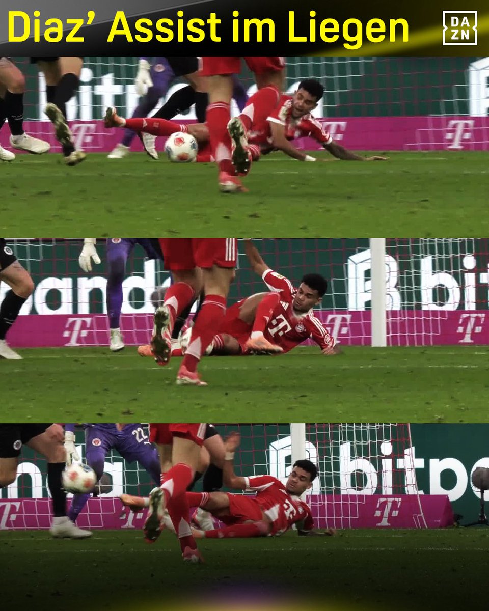 iMiaSanMia's tweet photo. This Luis Díaz assist 🇨🇴🅰️

📸 @DAZN_DE https://t.co/0fbzEngedF
