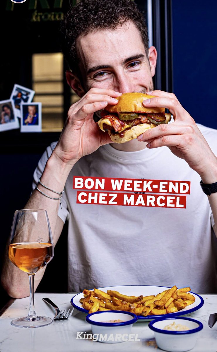 Le MARCEL CERDAN,
 un des Burgers Gourmets préférés des amateurs de #KingMARCEL 😛😜🍔