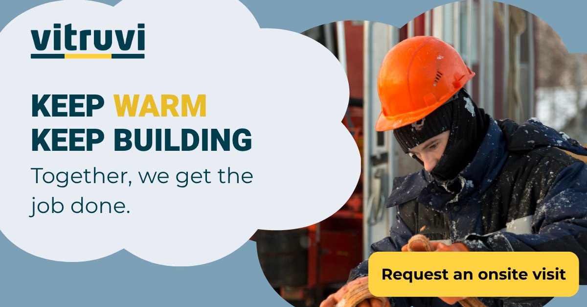 VitruviSoftware's tweet image. Winter means shorter days but your projects don’t slow down.

With Vitruvi, every crew stays connected, every milestone stays visible, and every job finishes strong before the freeze.

👉 Book your free onsite visit: hubs.li/Q03PMRwm0

#VitruviSoftware #FieldTeams #StayWarm