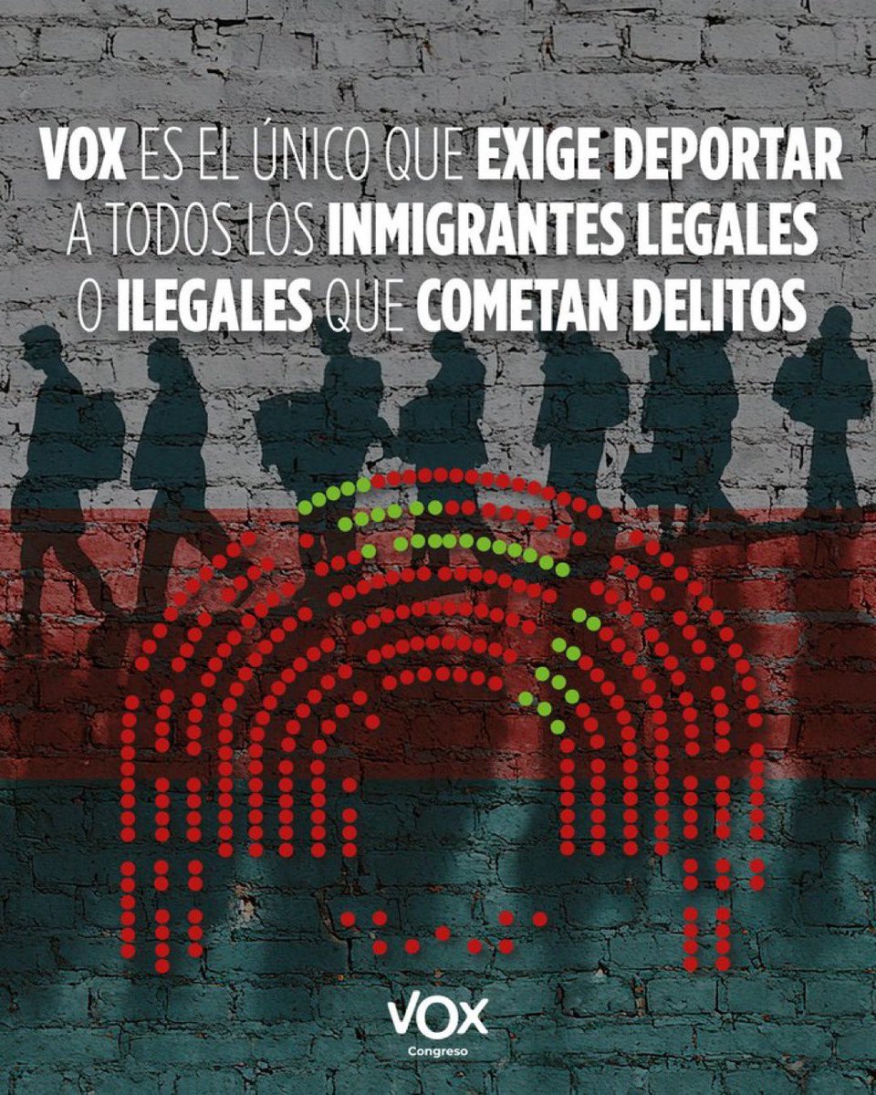 VOX_Congreso's tweet image. Votación del 19 de noviembre del 2025 en el Congreso.

VOX se queda solo exigiendo deportar a todos los inmigrantes ilegales o legales que cometan delitos.