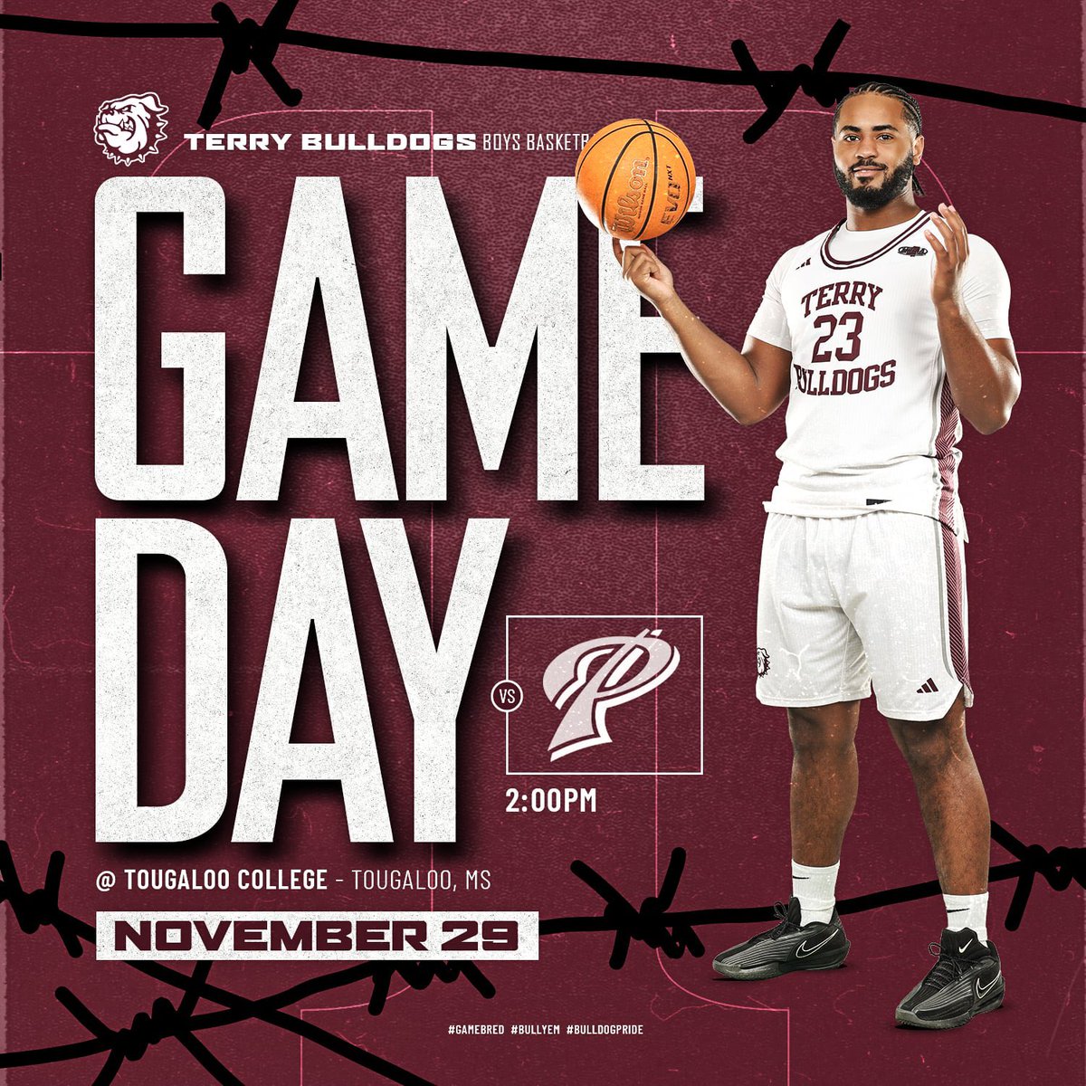 📆Nov 29 vs Pascagoula📍Tougaloo College  ⏰2:00pm