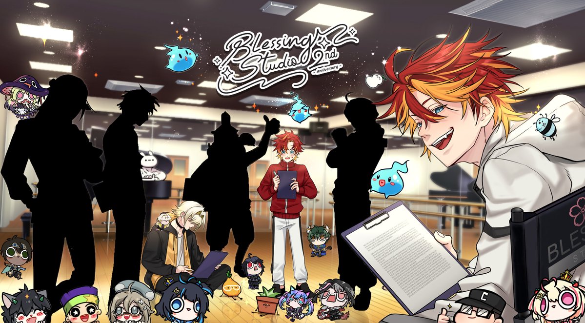 【Live Anniversary】🌸 BLESSING STUDIO 2nd Anniversary 🎤🔥✨
.
🌸พรุ่งนี้เตรียมตัวกันรึยัง ~  อัปเดตรูปแขกรับเชิญพรุ่งนี้! 🌸
.
✨ แขกรับเชิญสุดพิเศษของเรา ✨
FT. DACAPO • UNIWII • Ginnique • ZEKAI • IVY • KARU • PORU • MORR • ARK
.
🔥 Live นี้เริ่ม วันอาทิตย์ที่ 30