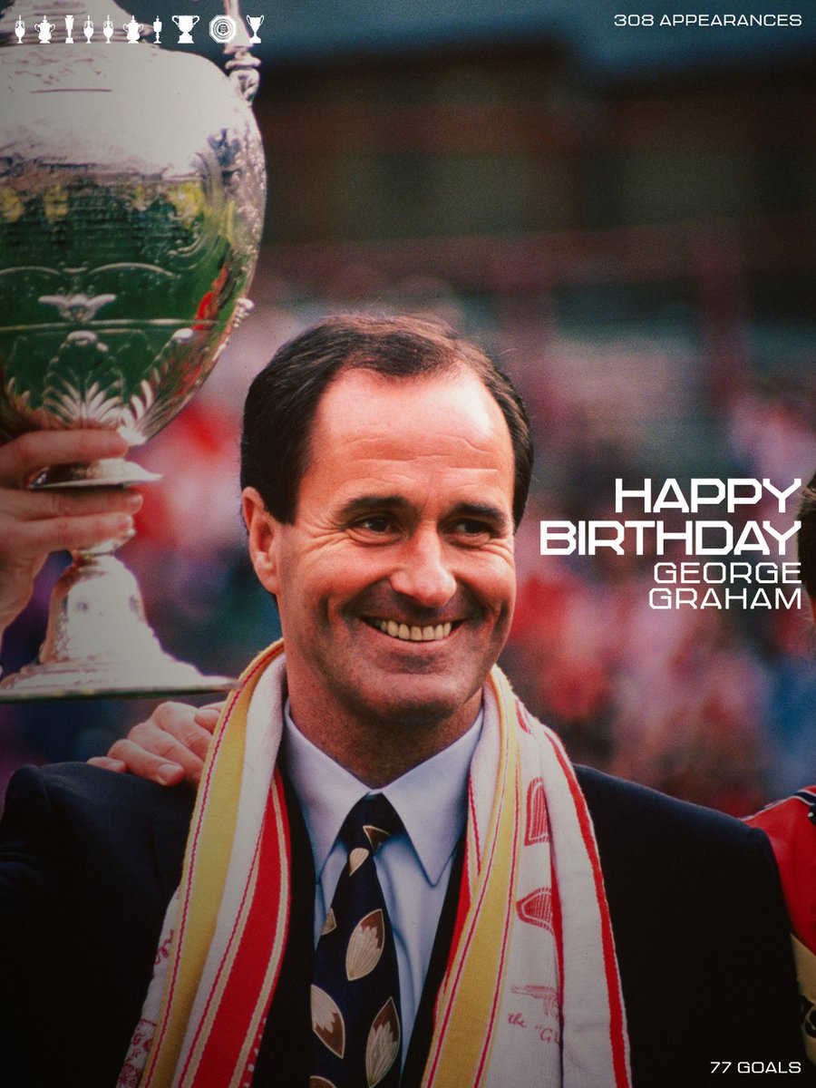 A winner both on and off the pitch 👏

Happy birthday, George Graham! 🎂