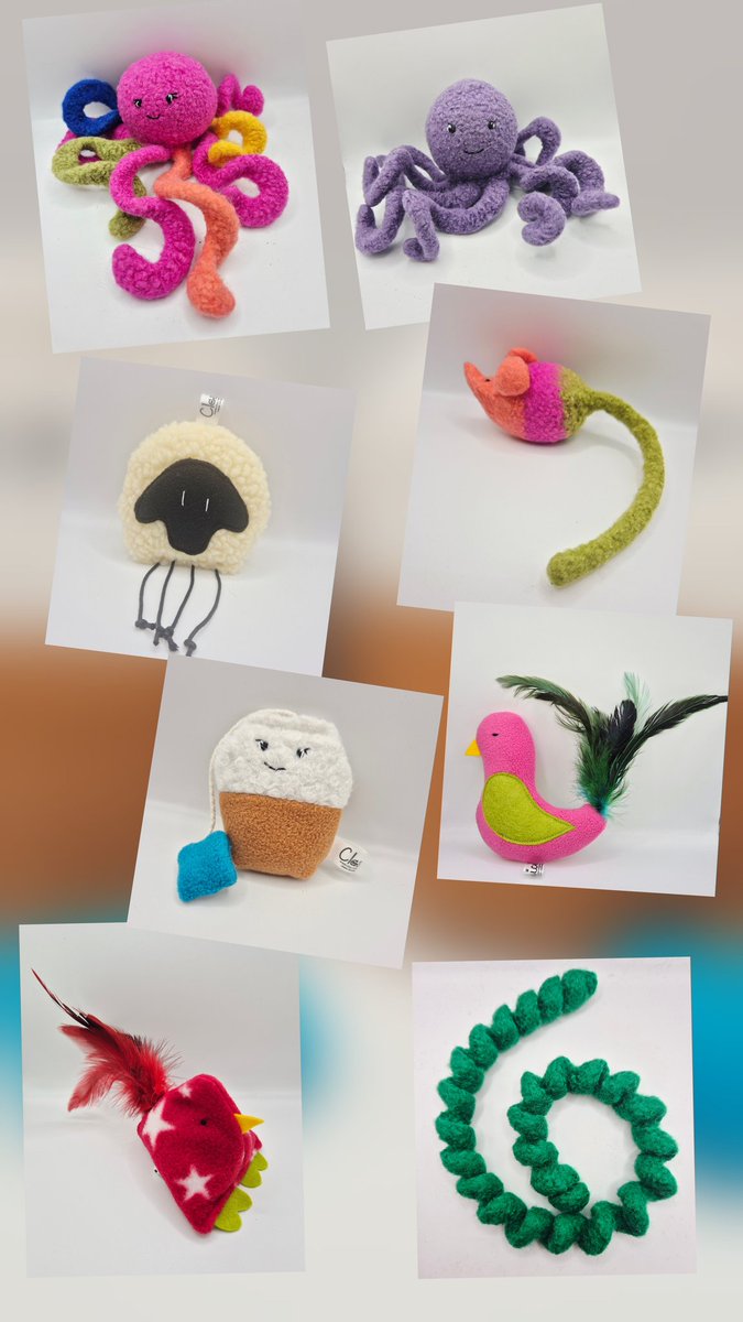 clasicats's tweet image. Its #caturday the purrfect day to treat your favourite feline to some of the best toys around  🐈 ok I&apos;m biased but they are good 
#5staretsyseller clasicats.etsy.com
#CatsOnX 
#catsontwitter
#catsofx
#catsoftwitter
#cats 
#catnip
#catsoncatnip