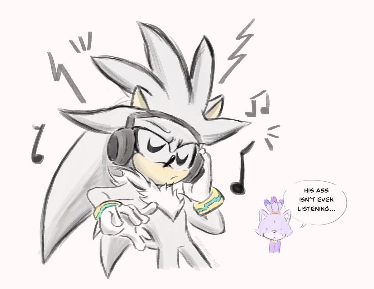 Nooo he ignored his wife 😭

What could bro even be “listening” to? 🎧👇

#Silvaze