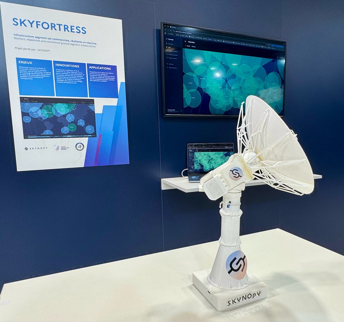 Agence_ID's tweet image. 🚀 L’Agence et Skynopy lancent l’expérimentation Skyfortress pour renforcer la résilience et la réactivité des opérations spatiales.

Ce projet vise à expérimenter, dans un cadre de démonstration, l’hybridation d’un réseau de stations sol, afin d’en éprouver la résilience et la…